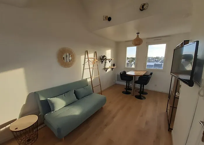 Studio calme 20m² à 500 mètres de la plage/ centre